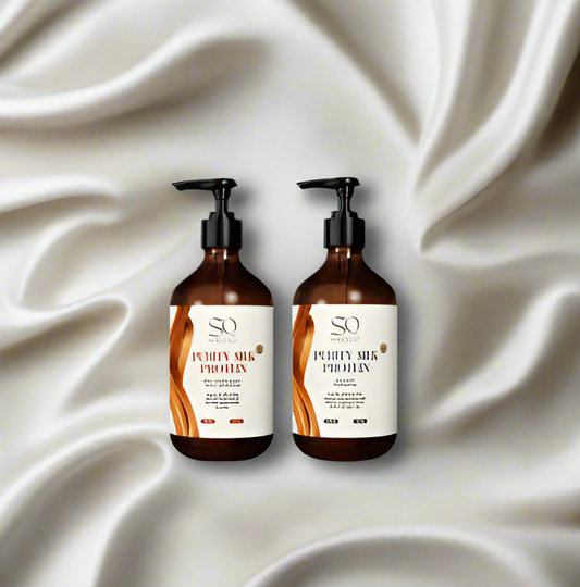 Duo shampoo_conditionner_ Purity silk protein enriched with Argan oil, Silk Amino acid and Panthenol for a silky, shiny, soft and healthy hair.