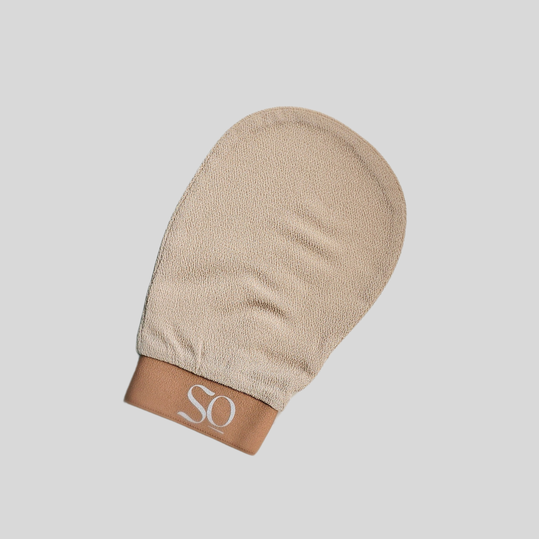 Kessa: Textured, Eco Friendly and reusable scrubbing glove for body deep cleansing.
