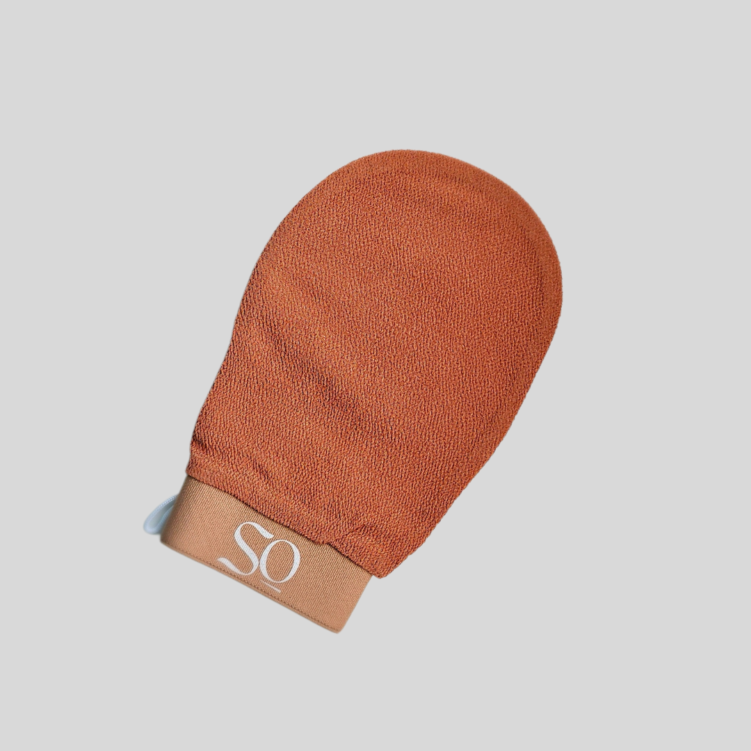 Kessa: Textured, Eco Friendly and reusable scrubbing glove for body deep cleansing.