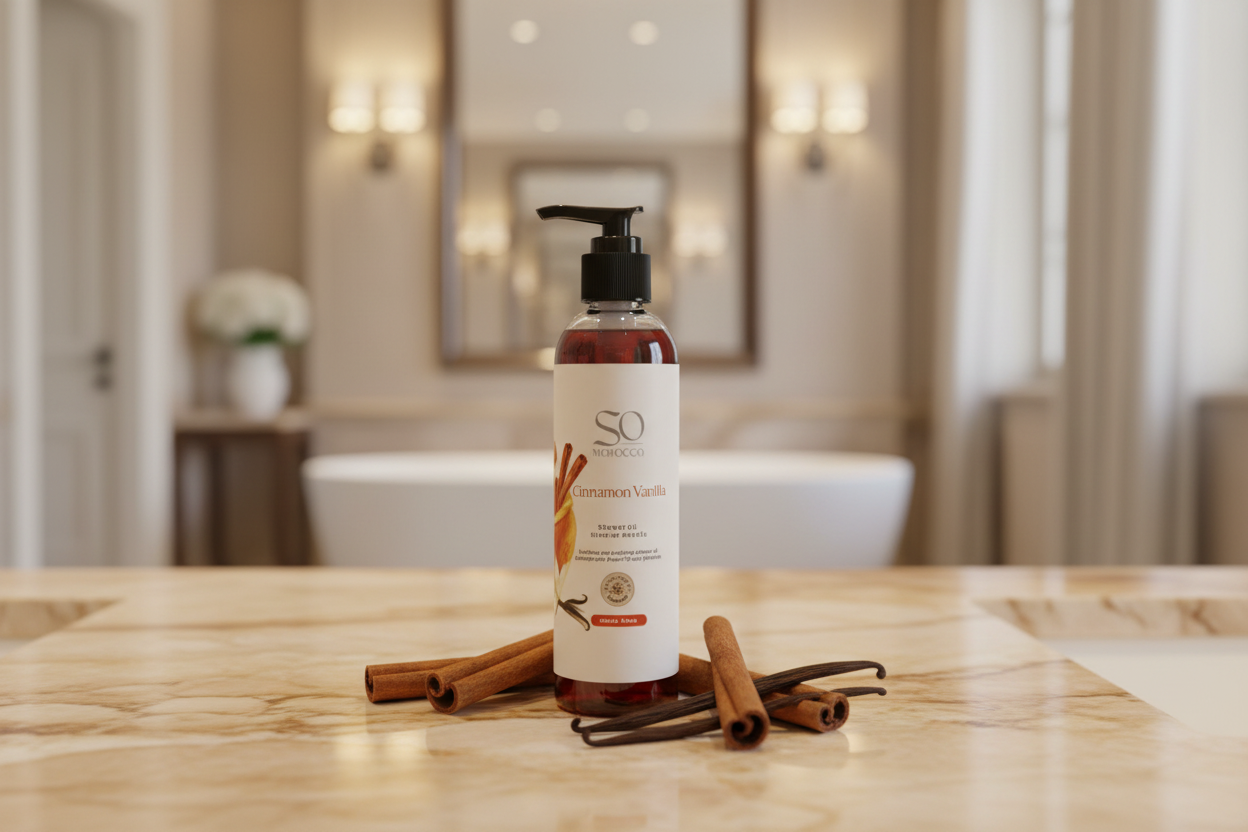 Huile de douche Canelle Vanille