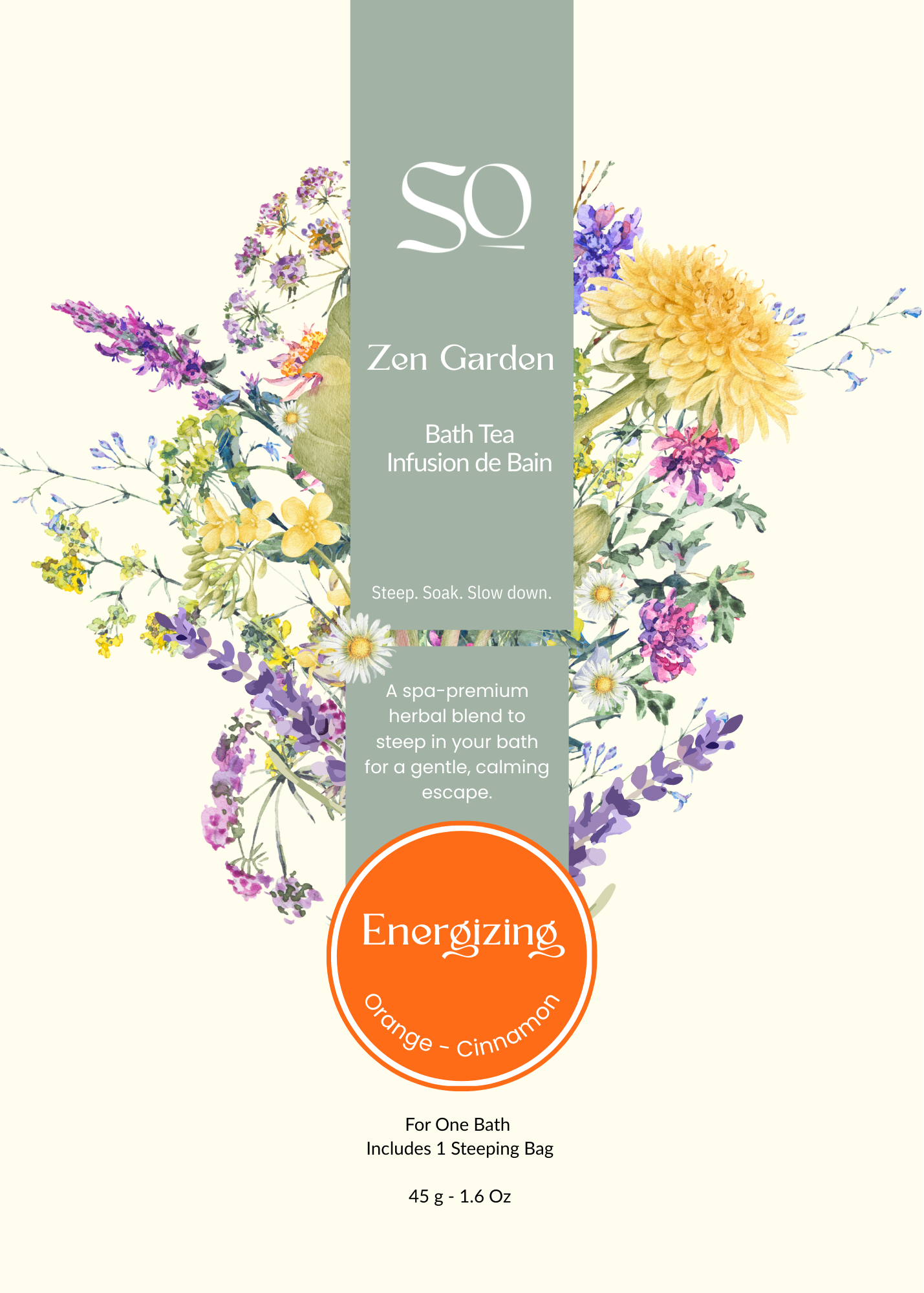 Bath Tea - Energizing Orange& Cinnamon