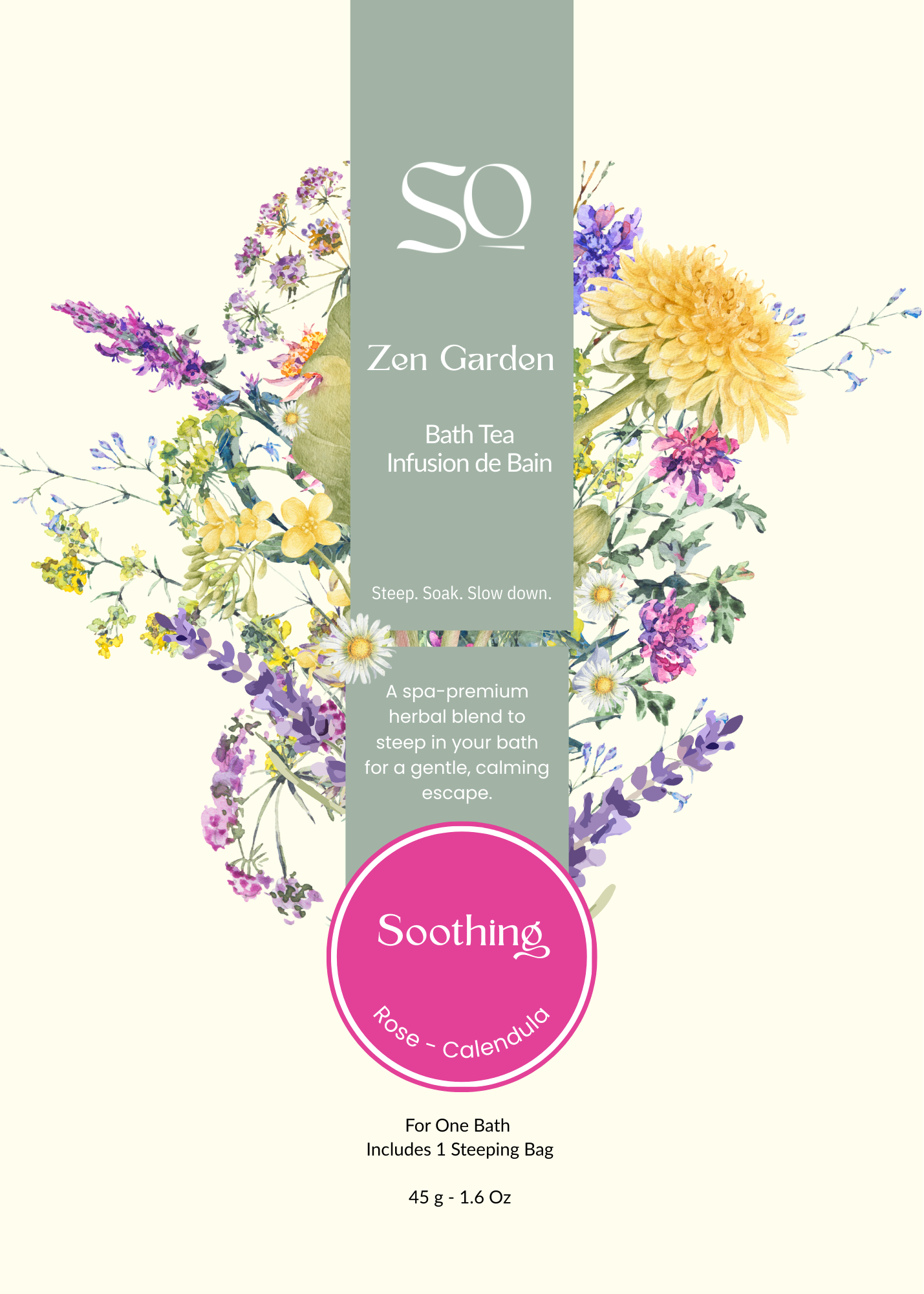 Bath Tea - Soothing Rose & Calendula
