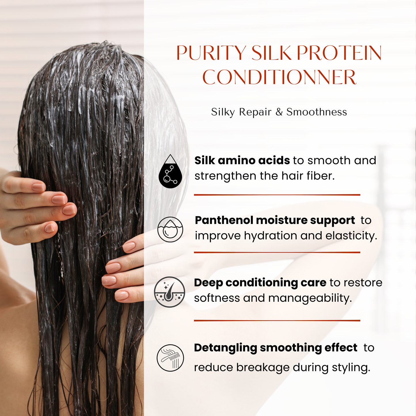 Après Shampooing Purité aux Protéines de Soie