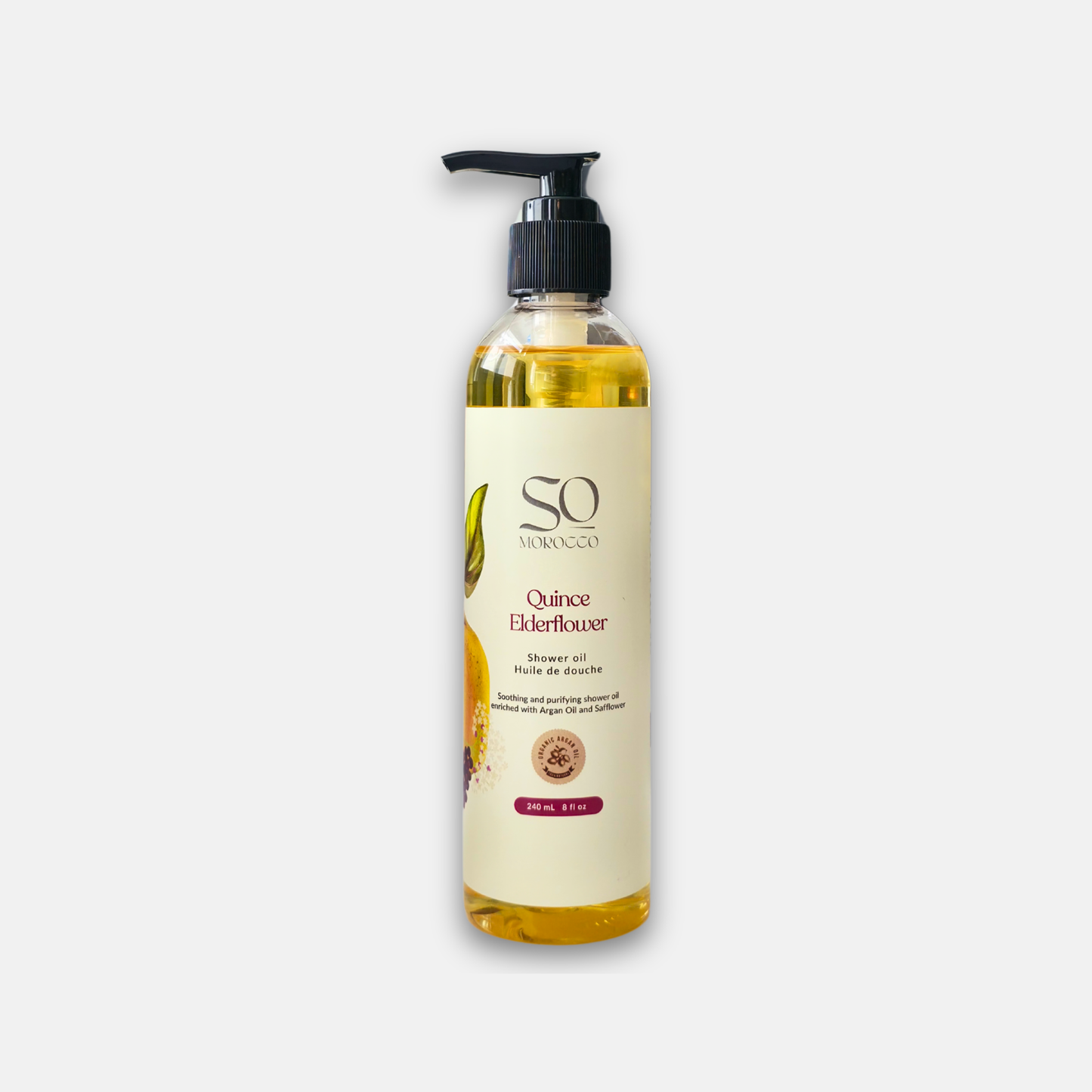 Huile de douche Coing -Fleur de Sureau