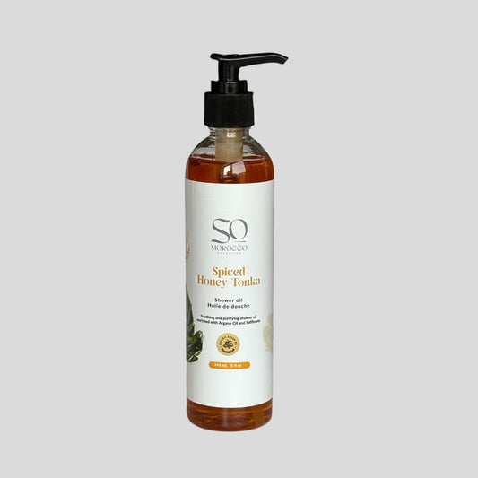 Shower Oil- Spiced Honey Tonka